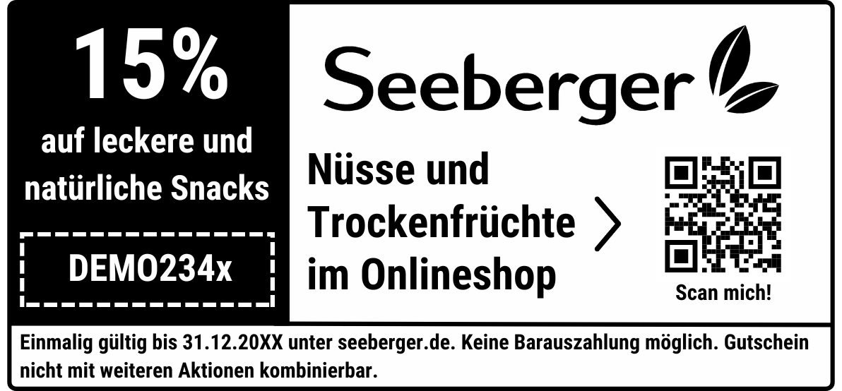 ParcelDealz Seeberger Paketbeilage